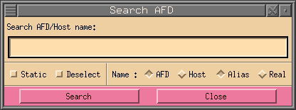 [Search and select AFD dialog]